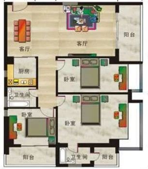 金河公寓户型图