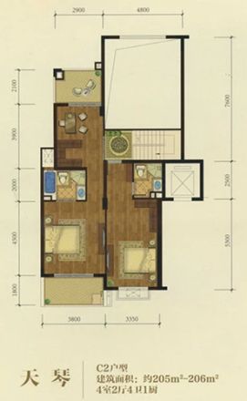 名豪·白云山庄户型图