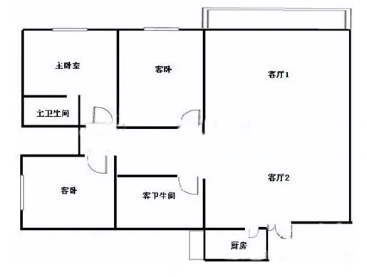 吉水花园户型图