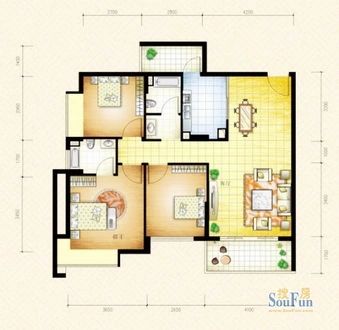 广西区档案局宿舍户型图