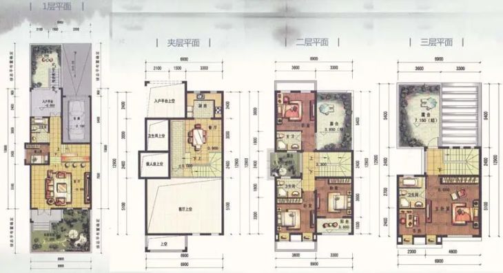 蜀昂碧水湾户型图