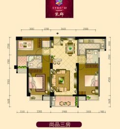 星河城市广场3室2厅1厨2卫建面102.74㎡