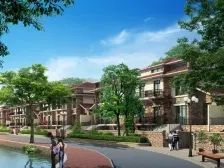 洞林湖畔 联排别墅 前后花园 环境优美