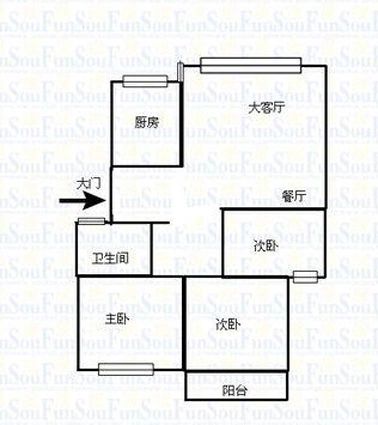 道山新村户型图