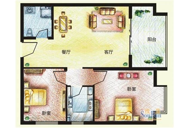 欢乐家园户型图