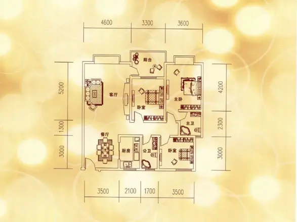 万家灯火户型图