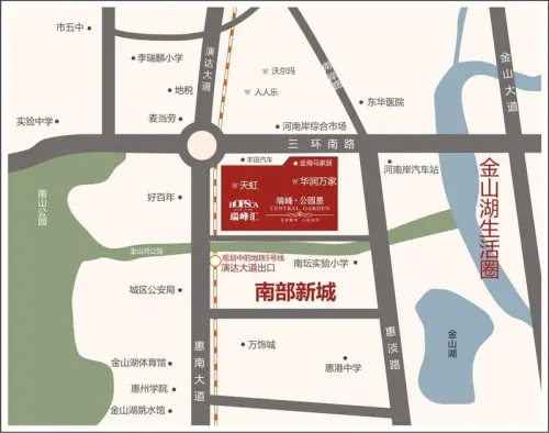 瑞峰·公园里交通图交通图