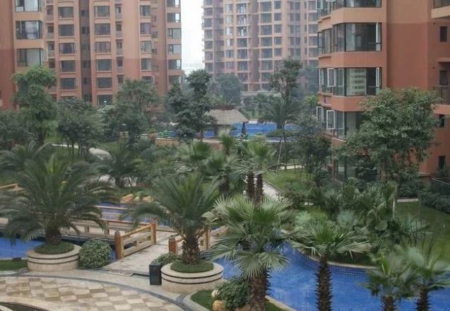 比华利国际城一期实景图