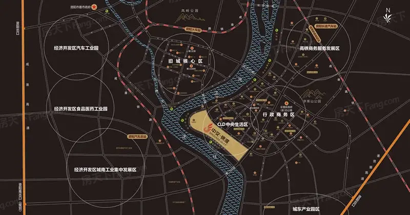 中交·锦湾交通图