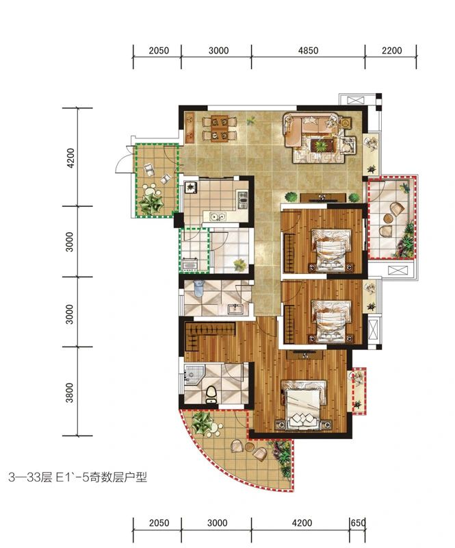 户型图3/3
