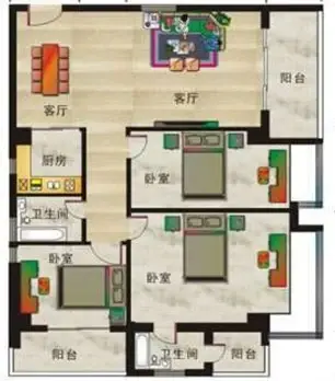 毕弗利别墅户型图