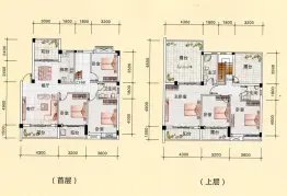 在水一方6室2厅1厨3卫建面200.0㎡