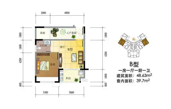 海泽雅居户型图