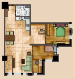太湖明珠南泊湾2室2厅1厨1卫建面116.1㎡