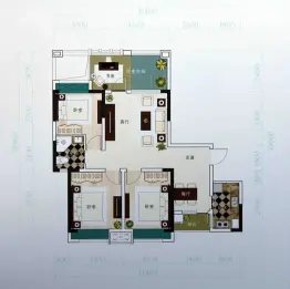 东福·金海岸3室2厅1厨1卫建面96.13㎡