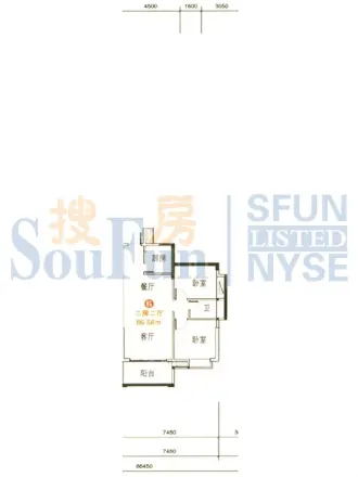 锦华祥苑户型图