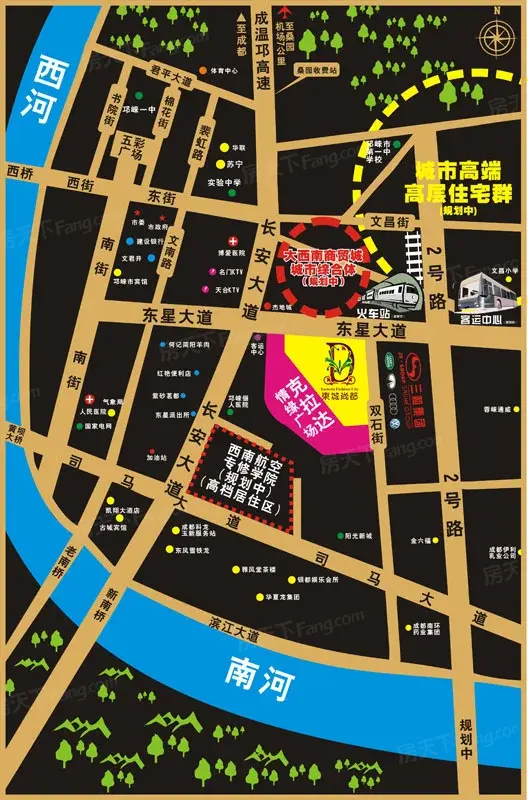 东城尚都交通图