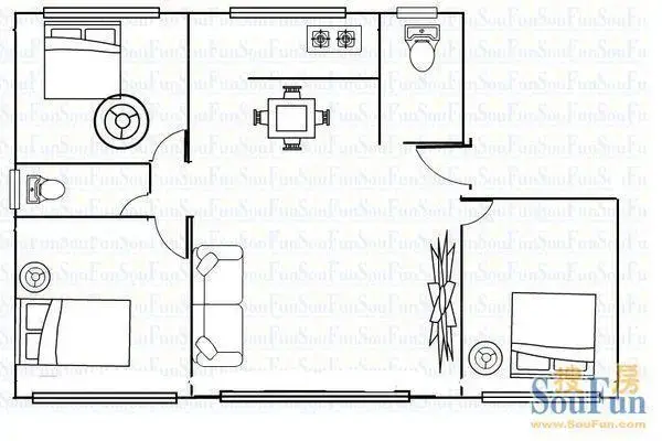 车辆厂家属院户型图