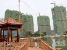 山水国际大三居可观园林景观新装三年拎包入住