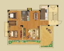 西湖春天3室2厅1厨1卫建面93.24㎡