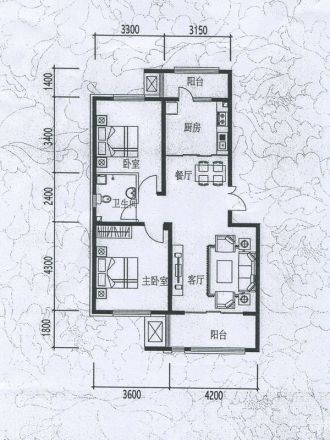 泓宇申林公馆户型图