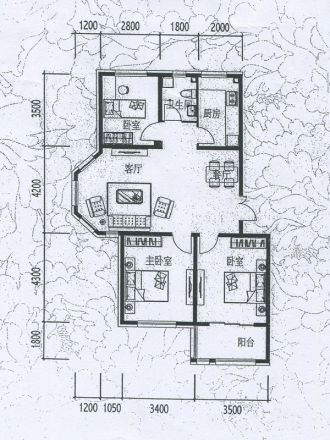 泓宇申林公馆户型图