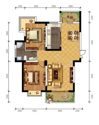 交通香樟花园户型图