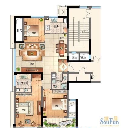 围海小区户型图