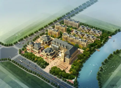 玲珑湾效果图仁皇山鸟瞰