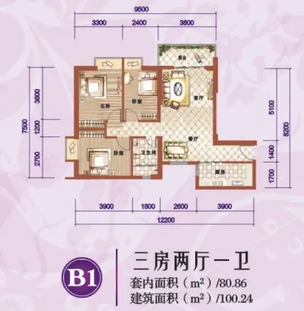 美丽华居户型图