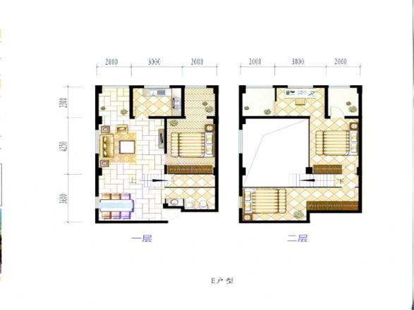 蓝湾户型图