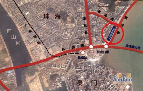 仁恒滨海中心交通图区位图