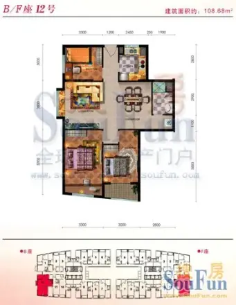 古民居商业文化广场户型图