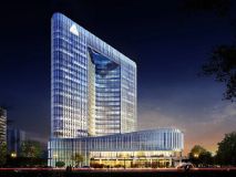 中新汇金大厦夜间效果图