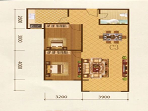 泛泰依山郡户型图