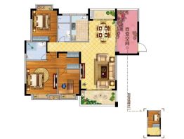国扬·山语雅景4室2厅1厨2卫建面136.0㎡