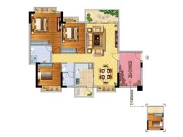 国扬·山语雅景4室2厅1厨2卫建面110.0㎡