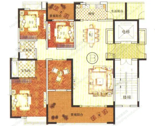 阳光上城户型图