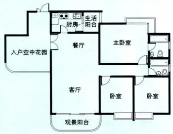 南阳花园户型图