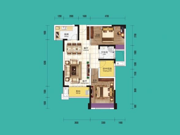 波隆城市花园户型图