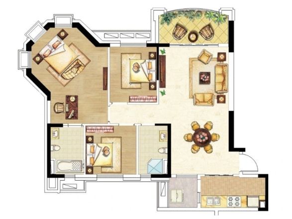 浏阳碧桂园户型图