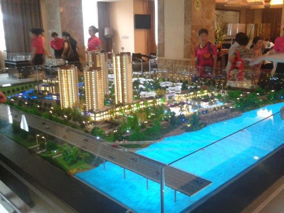 峨眉山月江岸社区实景图