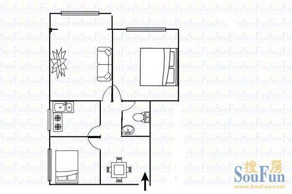 百花路家属院户型图