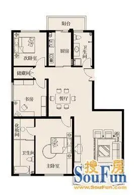 亿力音乐花园户型图