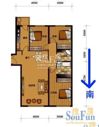 观海澜庭小区户型图
