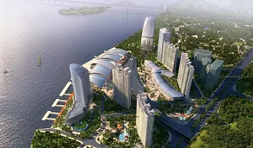 国际邮轮城二期别墅实景图