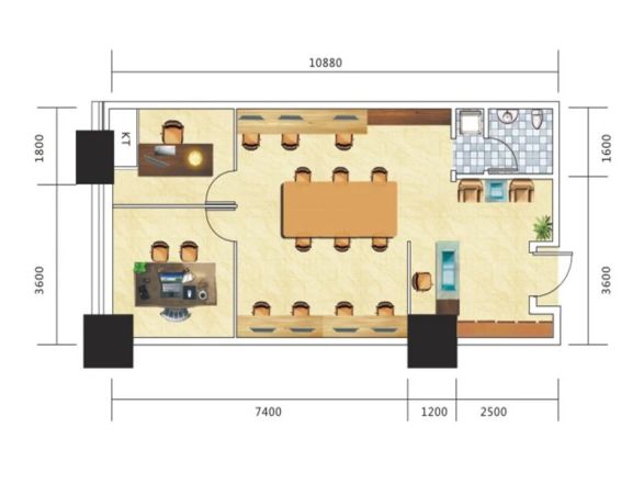 南庭城果商住楼户型图