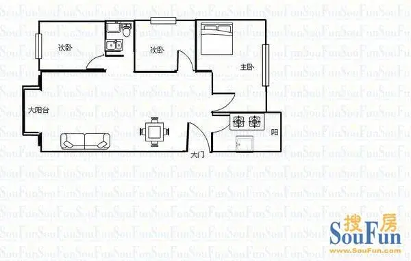 侨福城二期户型图
