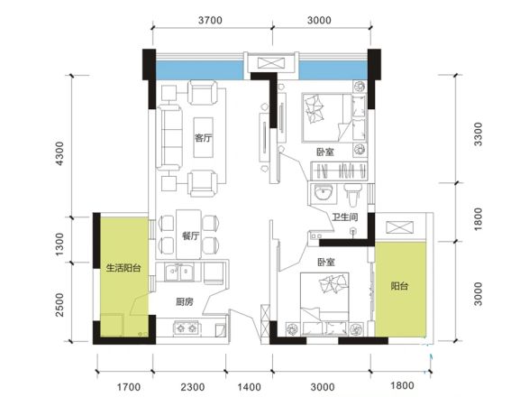 香城榕园户型图