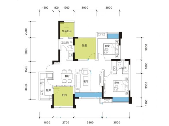 香城榕园户型图